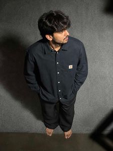 Carhartt Men's Black Button-Up Shirt