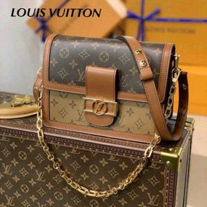 LOUIS VUITTON**DAUPHINE MM SATCHEL BAG* WD BOX