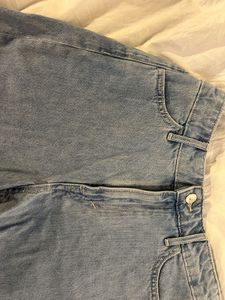 H&amp;M Light Blue Denim High Waisted Shorts