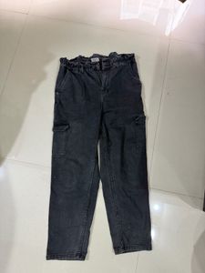 Cargo Jeans-Black