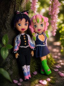 Shinobu koccho and mitsuri kanroji action figure