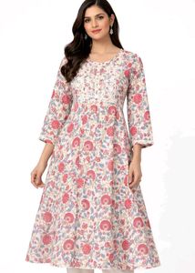 Beautiful anarkali Floral Print Kurta