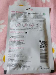 Pedi Bright Feet Mask Socks