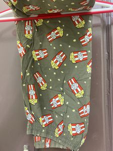 Misskurti Grey Printed Women Night Suit size :- Small