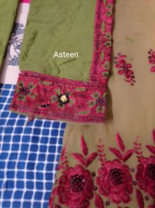 Embroidered Kurta Set with Trousers