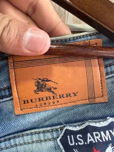 Burberry London Blue Washed Denim Skinny Jeans