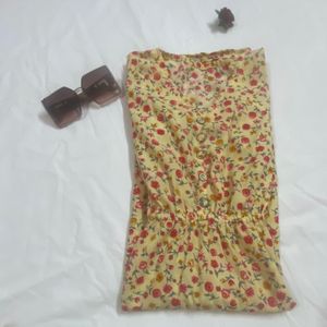 Floral Print Mini Dress