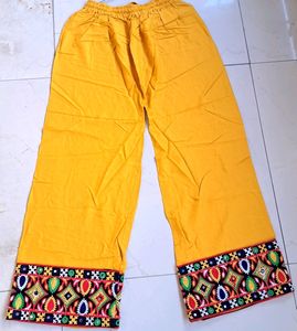 New Fancy Palazzo Pant Embroidery