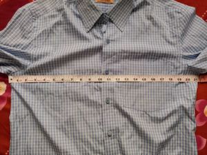Men's Blue Checkered Shirt