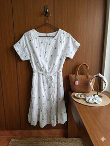 Cute Floral Print Summer Dress