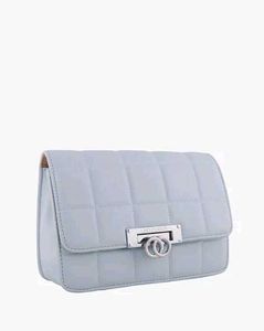 Lino Perros White Clutch Bag Sling Handbag Purse
