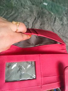 Bright Pink Wallet