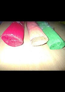 Crepe Paper Rolls - Vibrant Colors for Crafts