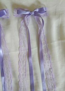 Lavender Lace Hair Clip