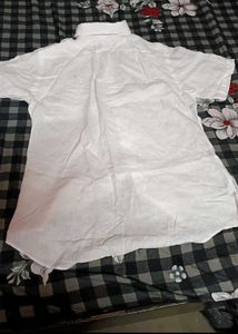 Men's White Short Sleeve Polo Shirt