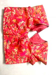 Vibrant Floral Brocade Blouse