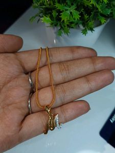 Combo Of 2 Name Pendants Silver &amp; Gold