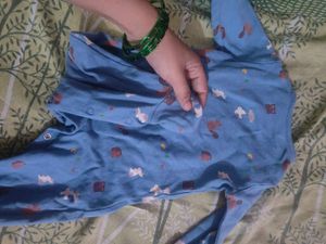 Combo Cute Blue Animal Print Baby Romper