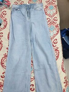 Light Wash Wide Leg Jeans