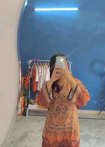 Bohemian Print Kurta crd_set 2 pic's