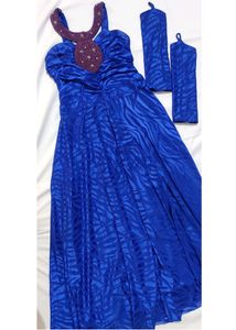 Blue Western Gown (Girls)