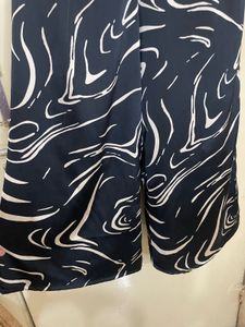 printed flared trousers/plazzo