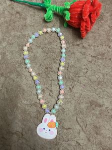 Cute Bunny Beaded Necklace