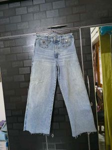 H&M wide leg jeans women
