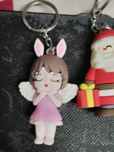 Cute Angel &amp; Santa Keychains 3