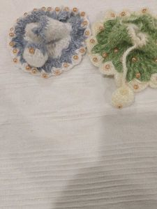 Handmade Crochet Laddu Gopal Dress Set of 2