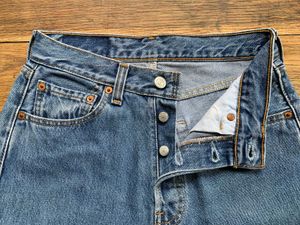 Levis 501vintage Blue Denim Jeans