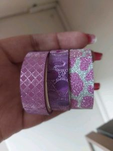 Sparkly Purple Washi Tape Set