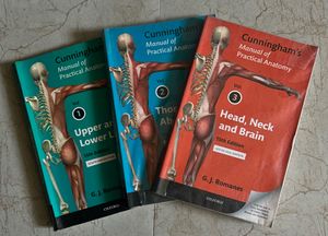 Cunningham's Manual of Practical Anatomy - 3 Vol