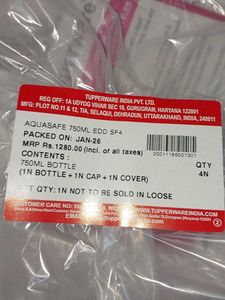 750ml Flip Bottle New Tupperware