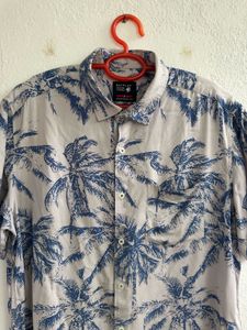 Men's Palm Tree Print Shirt