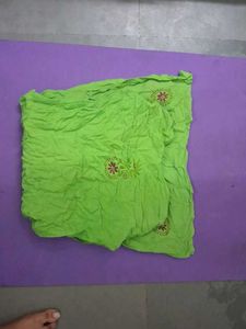 Vibrant Green Embroidered Kurta