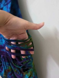 Colorful Tie-Dye Sleeveless Top