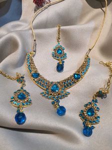🔹️🔷️Navy Blue 4 Piece Jewellery Set🔷️🔹️