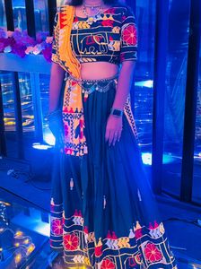 Yellow&amp;green Chaniya Choli