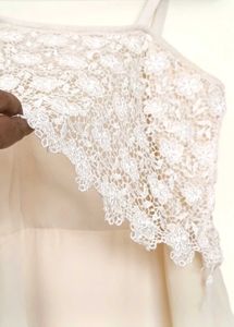 Elegant Lace Overlay Dress