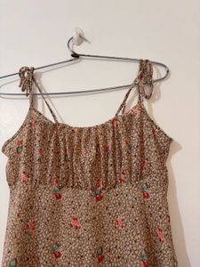 Floral Print Mini Dress
