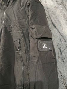 Men's Dark Hooded Jacket