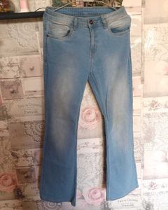 Light Wash Flare Jeans