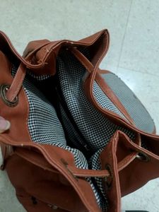 Brown Backpack