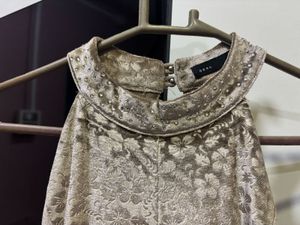 Elegant velvet Halter Neck Dress