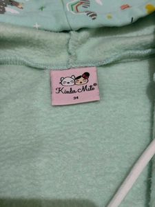 Cute Patterned Girls' Hoodie