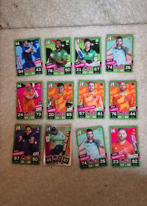 Bunch of 12 cricket attax cards