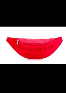 Unisex Orginal Calvin Klein Jeans Red Belt Bag