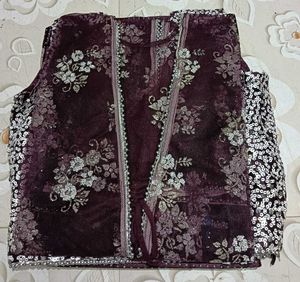 Purple Lehenga Choli set (Free Size Upto L)