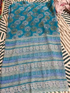 Beautiful Floral Print Saree